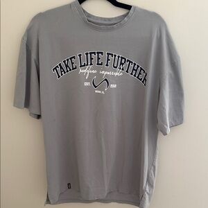 Take Life Further Men's Gray Tee